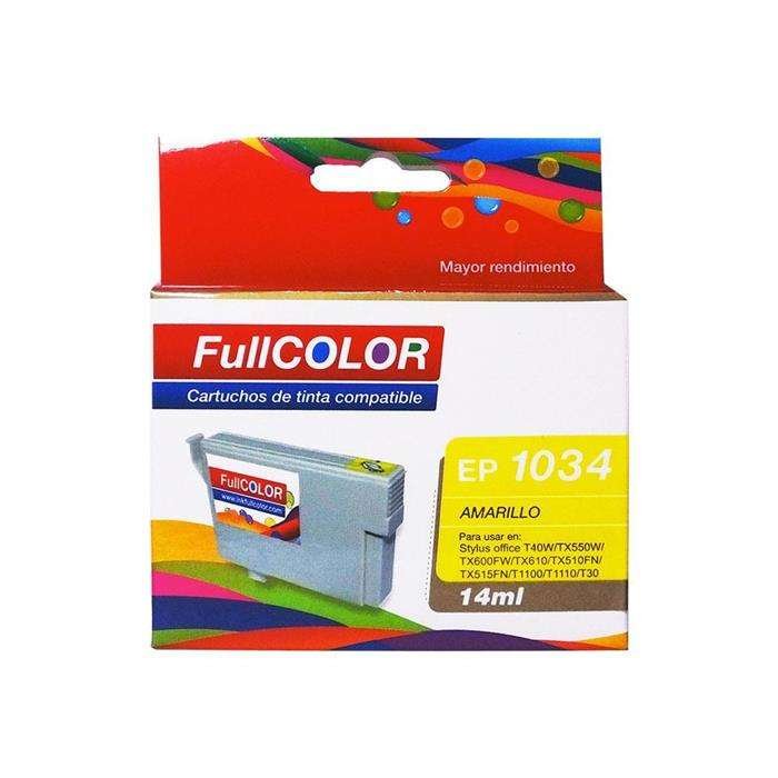 Cartucho compatible Epson 1034 Amarillo