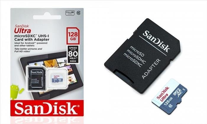 Micro SD 128 GB C-10 Sandisk