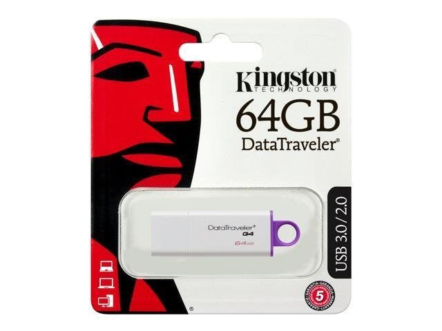 Pendrive 64 GB 3.1 Kingston DTI G4 violeta