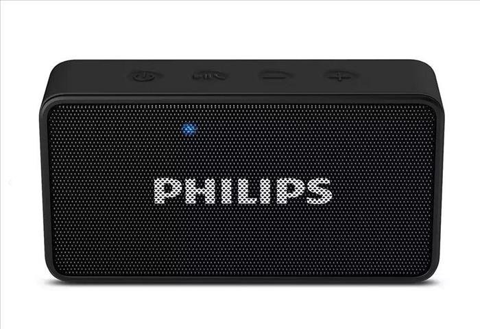 Parlante Philips BT BT60BK c/ FM ranura SD negro