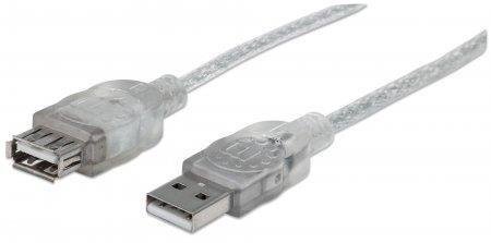 Cable USB 2.0 extensor M / H 1.8 mt Manhattan