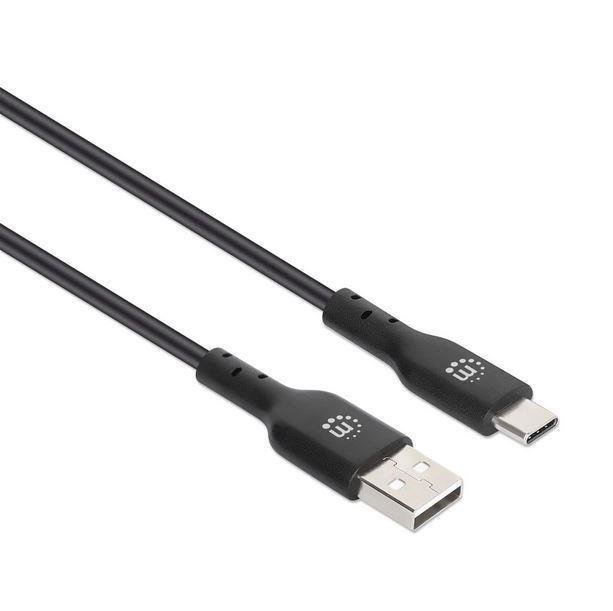 Cable USB C a USB A M / M 1.0 mt Manhattan