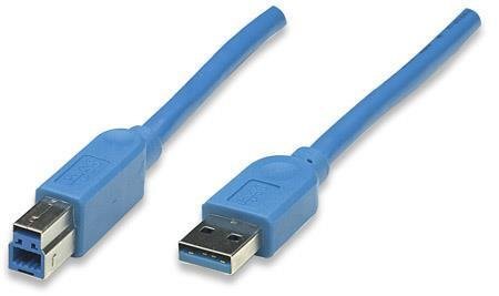 Cable USB 3.0 A/B 1.0 mt Manhattan