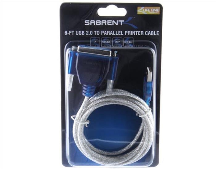 Cable USB 2.0 a Paralelo 1.8M Sabrent