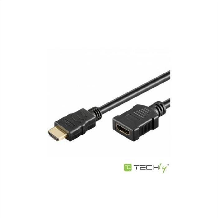 Cable HDMI M/H 3.0 mt Techly