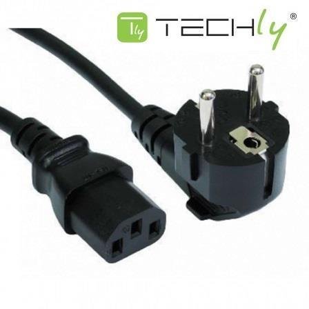 Cable AC Schuko 1.8mts Techly