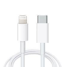 Cable USB Lightning a USB-C blanco 2mt OEM