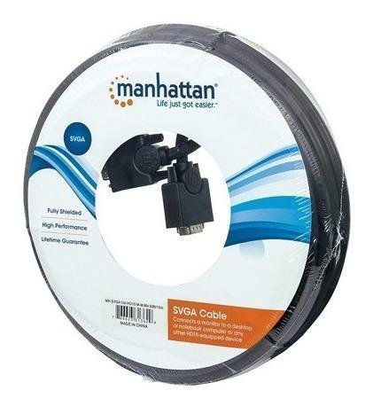 Cable VGA Manhattan M / M blindado 15 mt