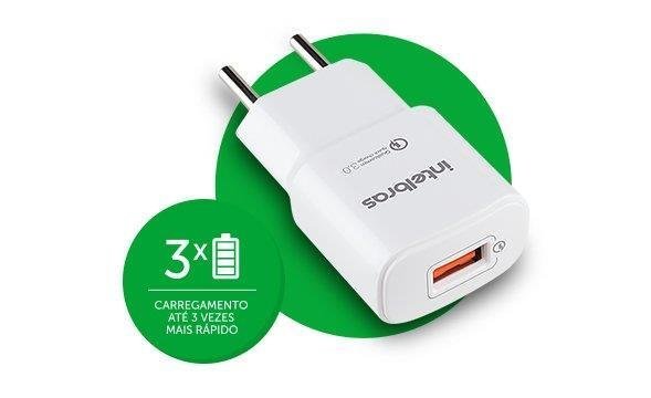 Cargador USB 5V 2.4A Intelbras EC 1 QUICK