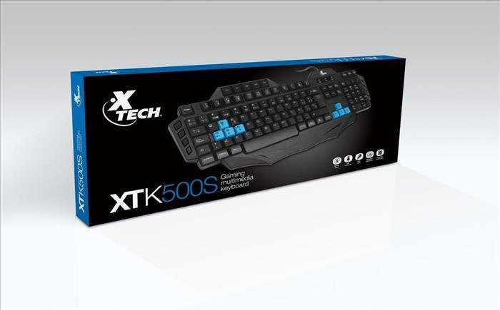 Teclado Gaming Xtech XTK-500S USB Multimedia