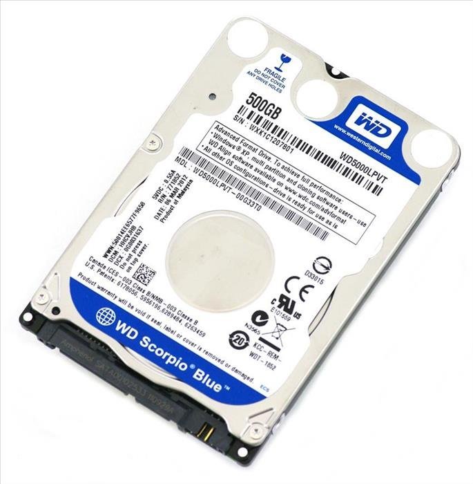 Disco 2.5″  500 GB WD Blue Slim 5400 rpm