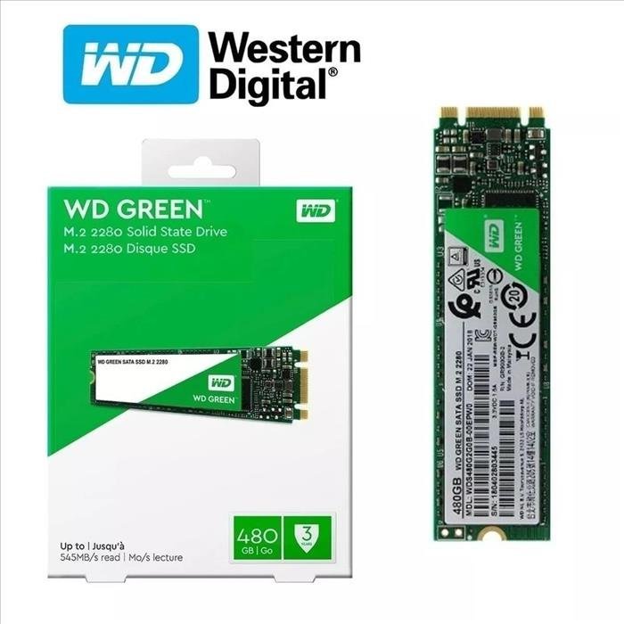 SSD 480 GB WD Green M2 M.2