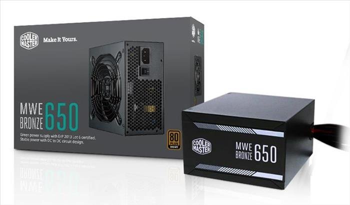 Fuente ATX 650W Cooler Master MVE Bronze