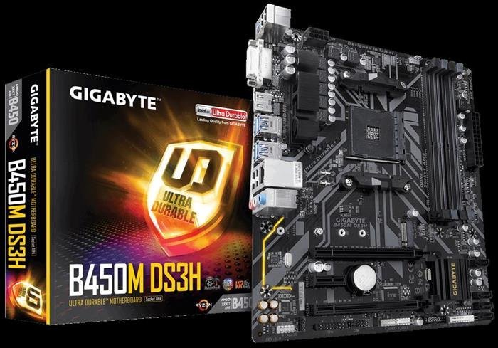 Mother Gigabyte B450M DS3H (S-AM4)