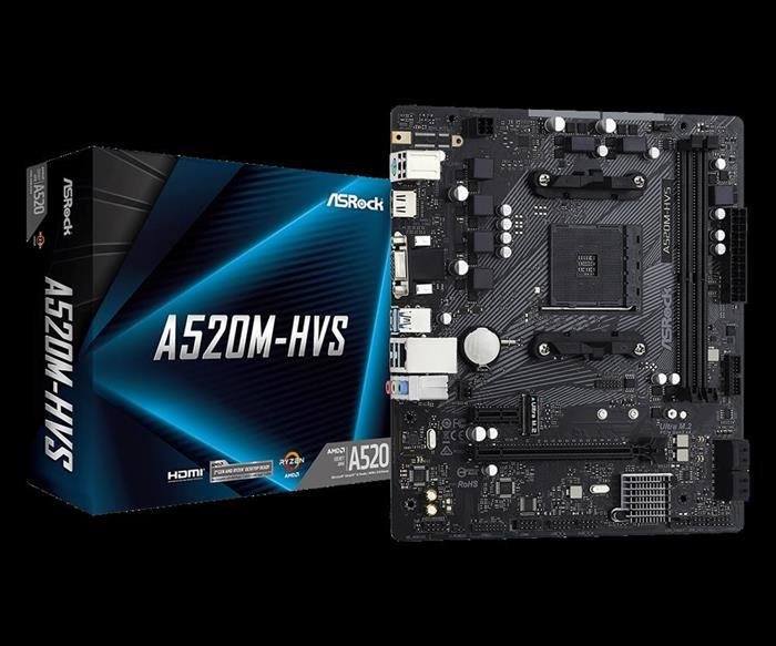 Mother AsRock A520M-HVS (S-AM4)