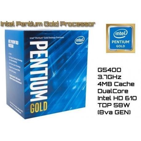 Micro Intel Pentium G5400 Gold 9ª (S1155)