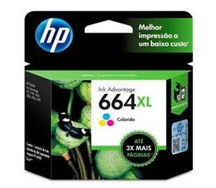 Cartucho original HP 664 Tricolor XL F6V30AL