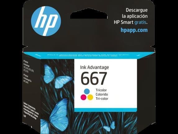 Cartucho original HP 667 Color (3YM78AL)