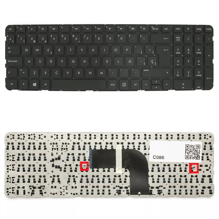 Teclado HP DV7-7000 DV7-7100 DV7-7200 Esp s/ marco