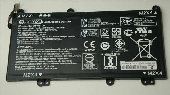 Bateria HP SG03XL SGO3XL SG03061XL HSTNN-LB7E