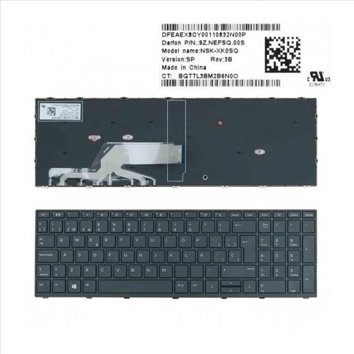 Teclado HP Probook 450 455 470 G5 Español