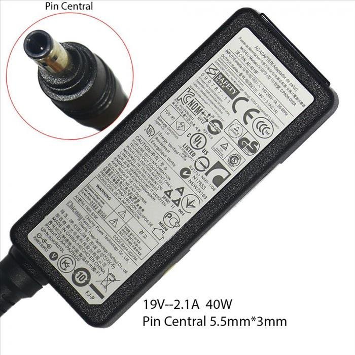 Cargador Samsung 40W 19V 2.1A 5.5*3.0