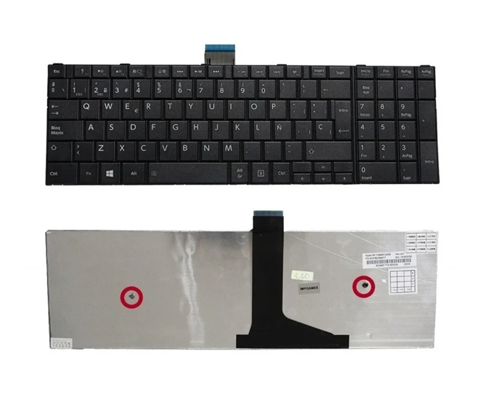 Teclado Toshiba C50-A C50D-A C55-A C55D-A Esp