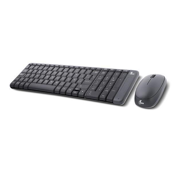 Teclado y Mouse Xtech XTK-310S Inalámbrico Negro