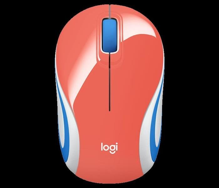 Mouse Logitech M187 Inalámbrico Coral