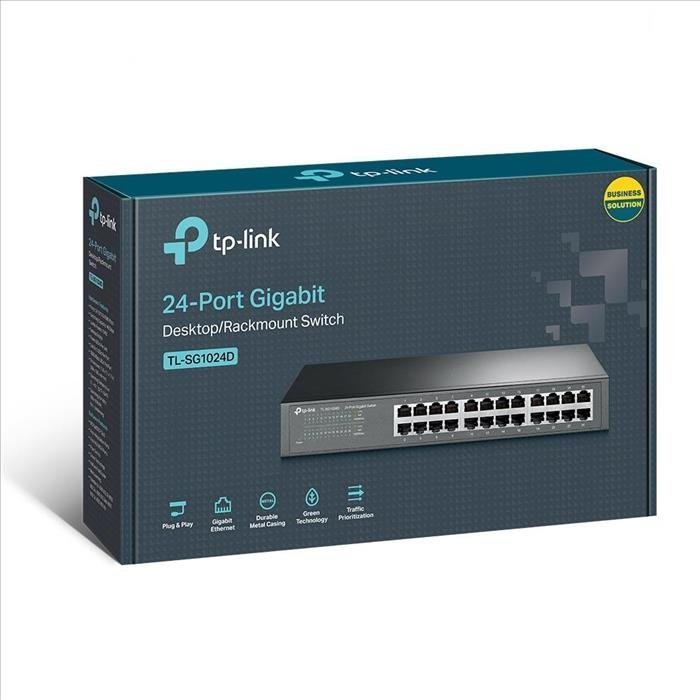 Switch TP-LINK SG1024D 24 bocas Gigabit Rackeable