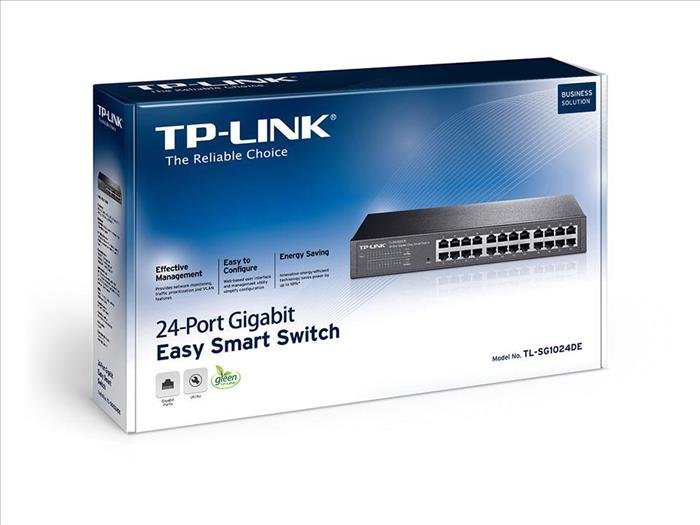 Switch TP-LINK SG1024DE 24 bocas Gigabit Rackeable