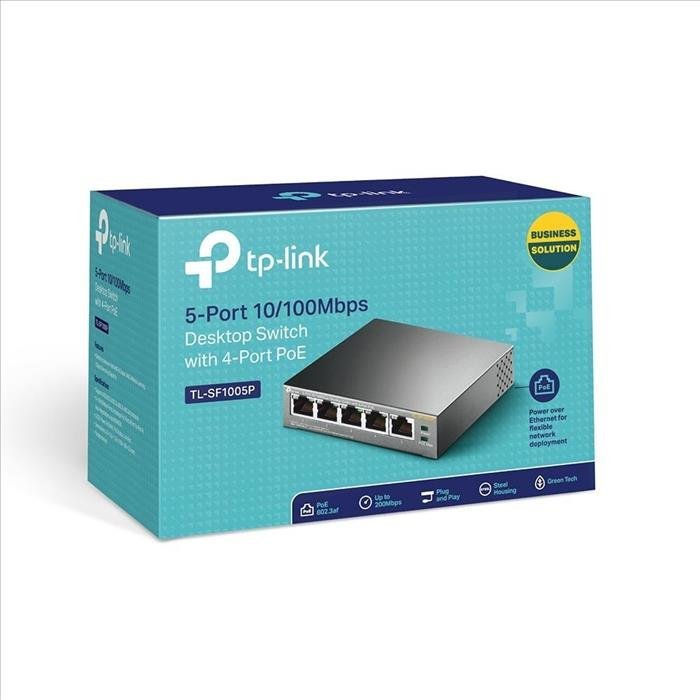 Switch TP-LINK TL-SF1005P 5 bocas 10/100 PoE