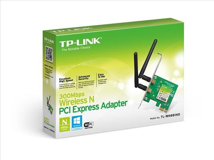 Tarjeta red WIFI Pciexp TP-LINK TL-WN881ND 300Mbps