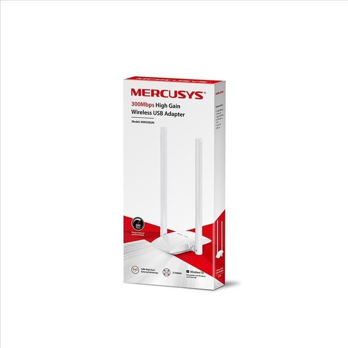 Tarjeta red USB WIFI Mercusys MW300UH High Power