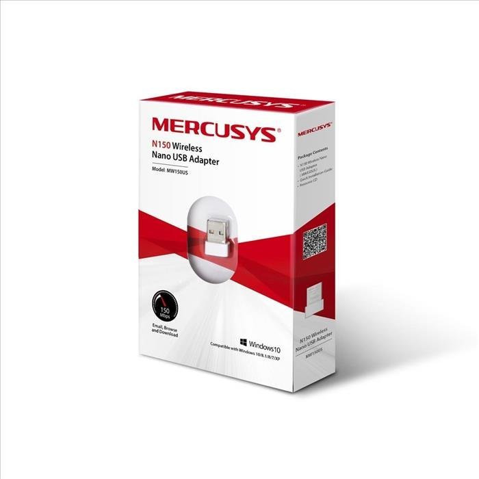 Tarjeta red USB WIFI Mercusys MW150US nano N150