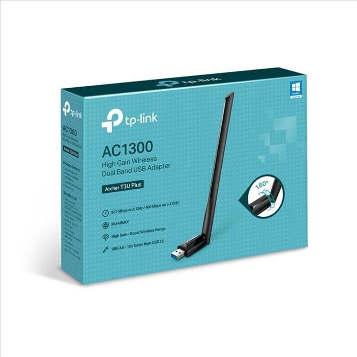 Tarjeta red USB WIFI TP-LINK ArcherT3U Plus AC1300