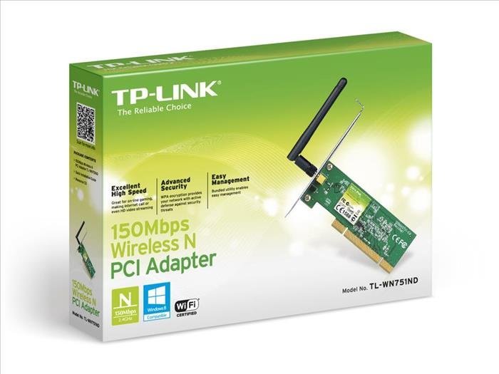 Tarjeta red WIFI Pci TP-LINK TL-WN751ND 150Mbps