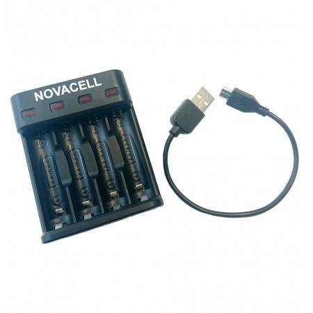 Cargador de pilas Novacell NV-USBC-01