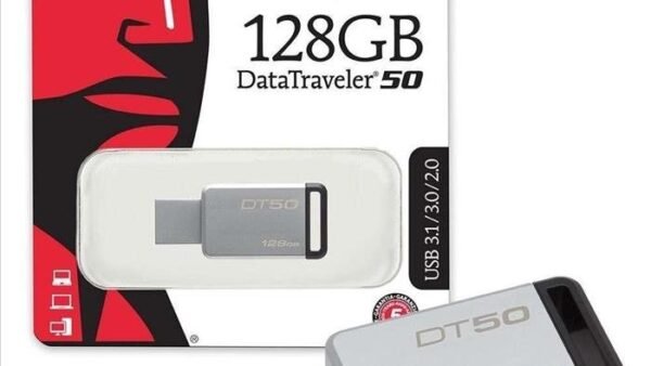 Pendrive 128 GB 3.1 Kingston DT50 negro