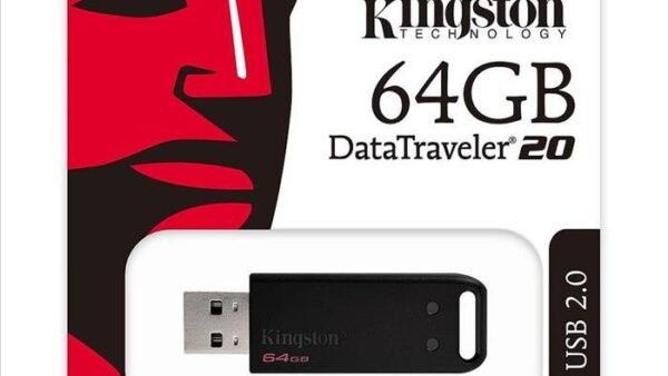 Pendrive 64 GB 2.0 Kingston DT20 negro