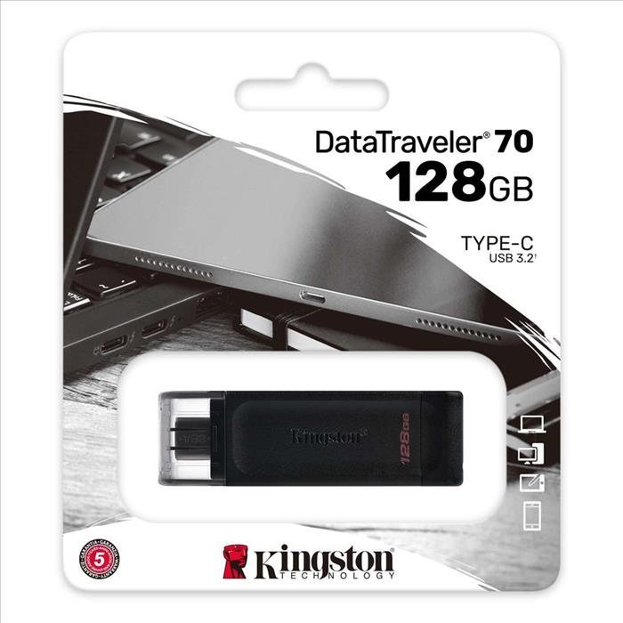 Pendrive 128 GB 3.2 Kingston DT70 Type-C
