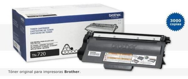 Toner Original Brother TN-720 Negro