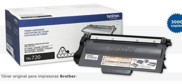 Toner Original Brother TN-720 Negro