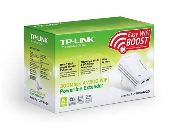 Powerline Extender TP-LINK  TL-WPA4220 300Mbps