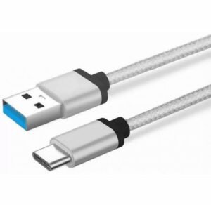 Cable USB-C a USB Macho Acordonado 3.0 3.1 3.2 1m