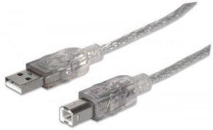 Cable USB 2.0 A/B 5.0 mt Manhattan impresora