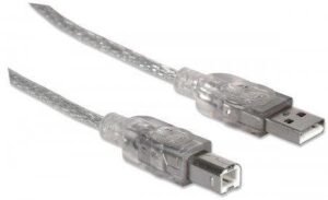 Cable USB 2.0 A/B 3.0 mt Manhattan impresora