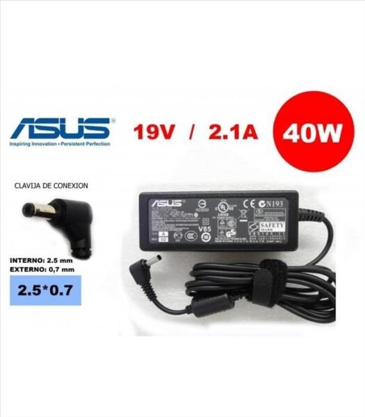 Cargador Asus  40W 19V 2.10A 2.5*0.7