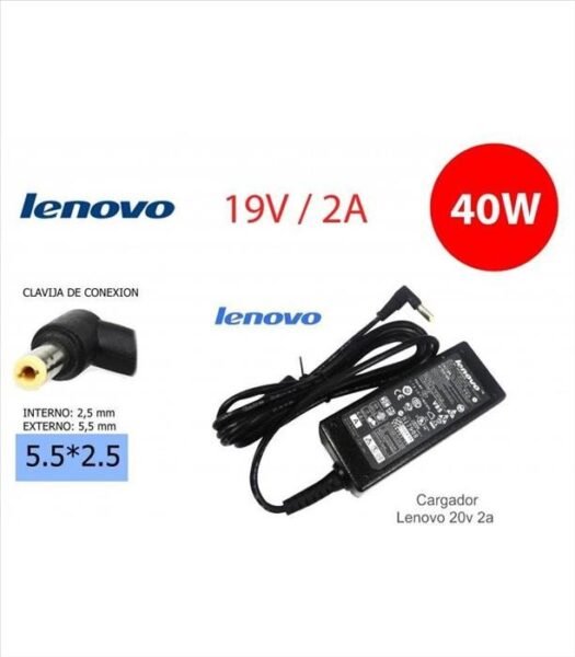 Cargador p/ Lenovo  40W 20V 2A 5.5*2.5