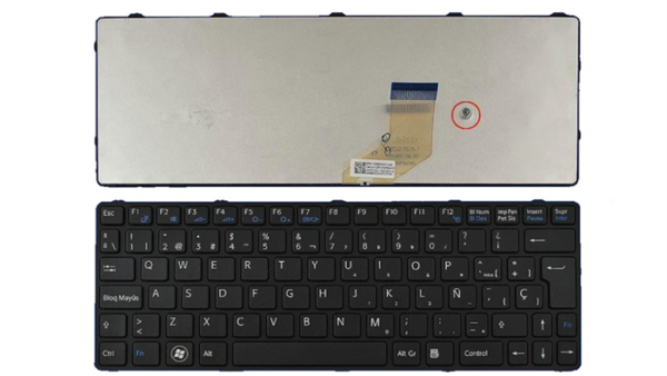 Teclado Sony E11 SVE11 SVE 11 series Esp c/ marco